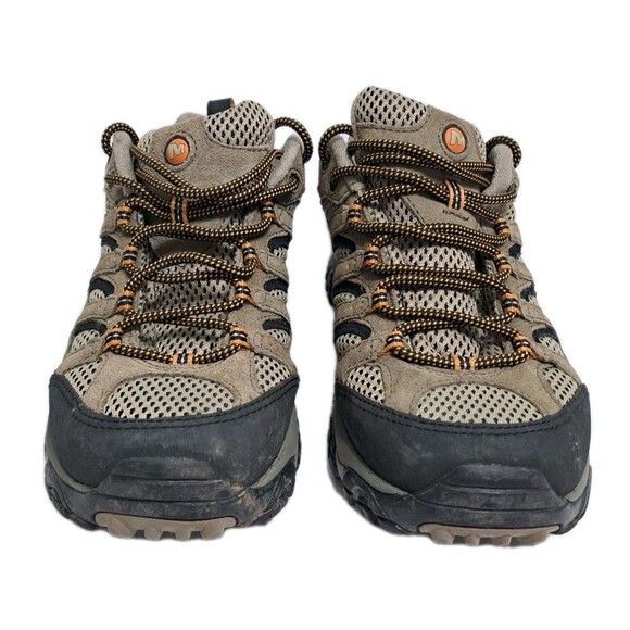 Merrell Moab Men\'s Size 7.5 WIDE Vent Shoe Walnut Suede Mesh Hiking Trail Vibram main image 9